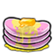 Pink Butter Pancakes