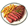 Grilled Steak and Fries