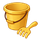 Yellow Sand Bucket