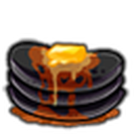 Black Syrup Pancakes