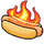 Flaming Hot Dog