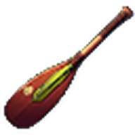 Yellow Canoe Paddle