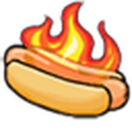 Flaming Hot Dog
