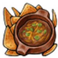 Tortilla Chips with Bean Dip