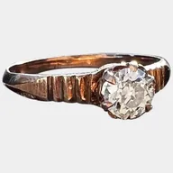 14K Rose Gold Diamond Ring