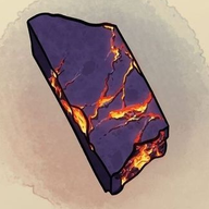 Pierre d'aiguisage flamboyante