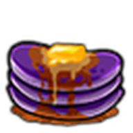 Purple Syrup Pancakes