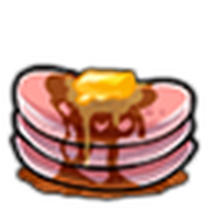 Coral Syrup Pancakes