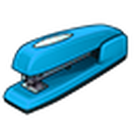 Blue Stapler