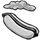Cloudy Hot Dog