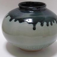 Empty Floral Rounded Vase