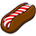 Candy Cane Hot Dog