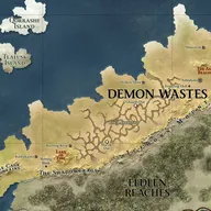 Mapa de los Yermos Demoníacos