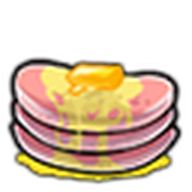 Coral Butter Pancakes