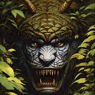 Smiling Head of Giant Statue