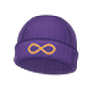 Purple &amp; Orange Infinibeanie