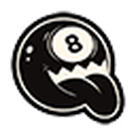 Monster 8-Ball Sticker