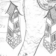 Towers of the East and West Eyes