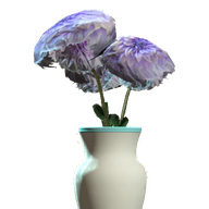 Glass Vaulted Teal Vase