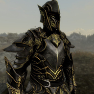 Leoric's Gilded Ebony Plate