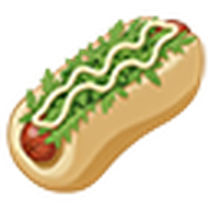 Garlic Aioli &amp; Arugula Gourmet Hot Dog