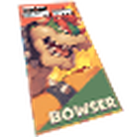 Bowser Super Mario Bros Poster