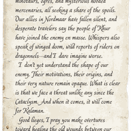 To the Council of Maelgoth: