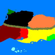 Map of The First Continent (Political)