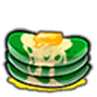 Green Butter Pancakes