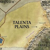 Mapa de las Planicies de Talenta