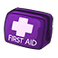 Purple First Aid Kit