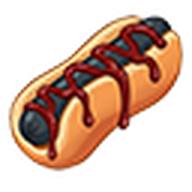 Bloodred Hot Dog