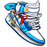 Nike Air Jordan 1 Off-White Blue