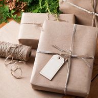Brown Paper Packages Tied-up with Strings