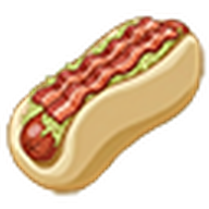 Bacon &amp; Lettuce Hot Dog