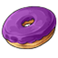 Grape Glaze Donut