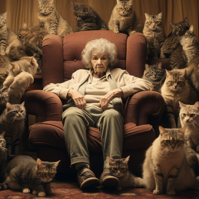 Mamie du coin de la rue et ses chats header image