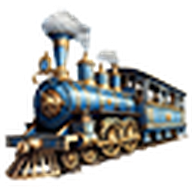 Blue Engine Machine Toy