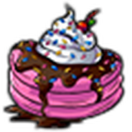 Strawberry Ice Cream Pancakes