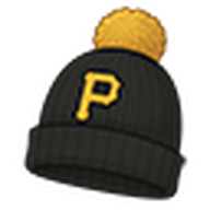 Black Pirates Pom Beanie