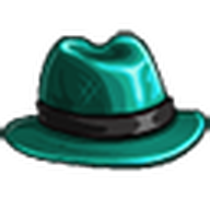 Teal Fedora
