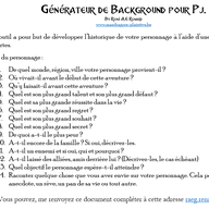 Générateur de Background pour Pj.