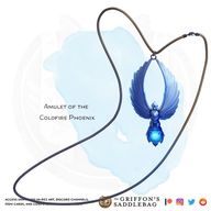 Pendente della Fenice dal Cuore Gelido