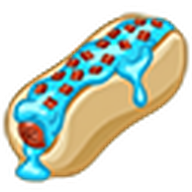 Bleu Cheese &amp; Bacon Hot Dog