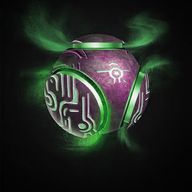 Потухшая зеленая сфера