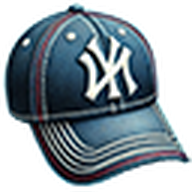 Blue Yankees Cap
