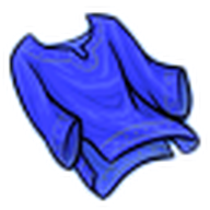 Sheer Blue Tunic Top