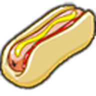 Hot Dog with Ketchup &amp; Mustard