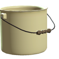 Unused Enamel Bucket