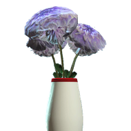 Glass Rounded Red Vase